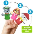 thumbnail image 4 of PAW Patrol Bath Finger Puppets, Marshall & Friends, Unisex Toddler Bath Toys, 4 of 9