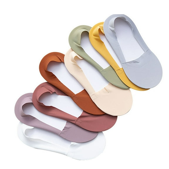 FESTFENDS 8 Pairs Breathable Socks Cotton Simple Design for Women Daily Use