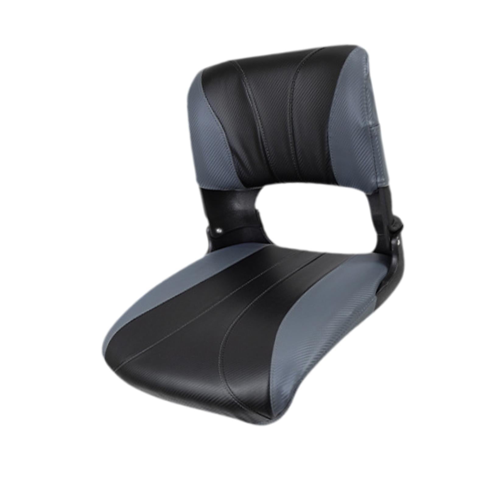 harayaa Folding Boat Seat Canoe Seat Waterproof Sun Protection Comfortable Foldable Boat Black