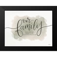 thumbnail image 2 of Imperfect Dust 24x19 Black Modern Framed Museum Art Print Titled - Our Family, 2 of 5