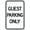 Color 4205, variant on Guest Parking Only Parking Signs Metal Sign Tin Sign 12x16 Inch - Caution Safety Warning Security Signs Indoor & Outdoor Signs for Home, Office, Work