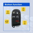 thumbnail image 2 of Eye4Techs Replcament Smart Key Fob for 2020 Dodge Challenger FCC M3M-40821302 M3M40821302 Part Number 68155687 68155687AB 68394191 68394191AA 68394195AA 68394195 AA Pack of 2, 2 of 9