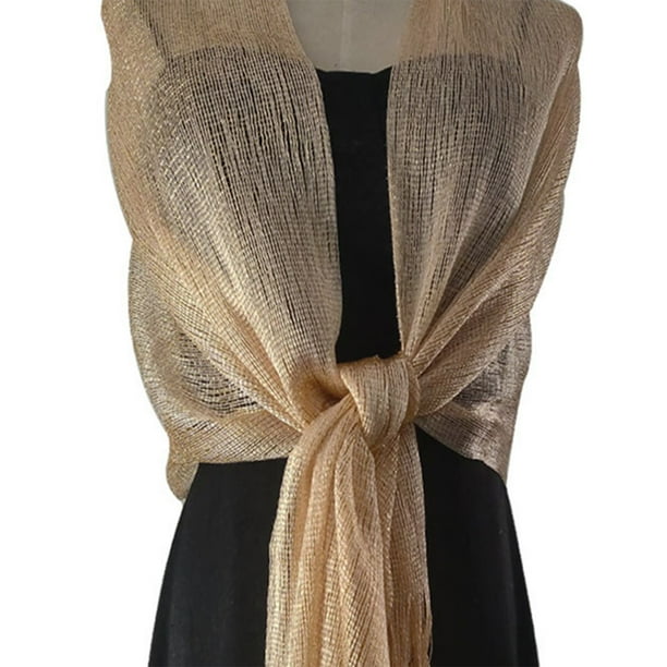 Gold evening wrap sale