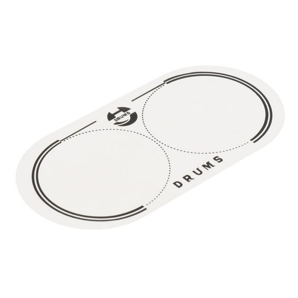 Piezas de Repuesto Sunnimix Parche de doble bombo de Piel del tambor 12.8x6.5cm