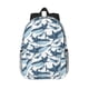 thumbnail image 1 of Easygdp Cute Shark Mochila Ligera de 15 Pulgadas para Estudiantes, Mochila Cómoda para la Escuela y Viajes, Correas Ajustables, 1 of 6