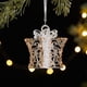 thumbnail image 4 of Adorno Colgante Navideño con Lazo de Lentejuelas | Decoración Navideña de Acrílico Transparente para Árbol | Irrompible y Reutilizable para Decoración de Fiestas En Interiores | 1 Unidad, 4 of 6