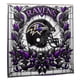 thumbnail image 2 of Cortina de ducha de secado rápido impermeable para baño Ravens, cortina de ducha con ganchos, decoración de fútbol americano, juego de cortinas de ducha para baño de plástico de 72 x 72 pulgadas, 2 of 8