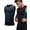 Black, variant on Men’s Compression Tank Top, High-Stretch Body Shaper Vest with Tummy Support, Breathable Moisture-Wicking Undershirt for Gym & Daily Wear