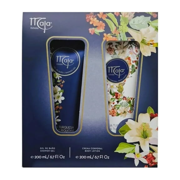 MAJA Aqua Gift Set: Shower Gel & Body Lotion with Refreshing Fragrance
