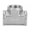 thumbnail image 2 of Easy Install No Leakage Tee Connector, Wear-resistant Threaded Pipe Connector, For Building Materials Hardware Plumbing Gas 3/4in X 3/4in X 3/4in Female Thread, 2 of 8