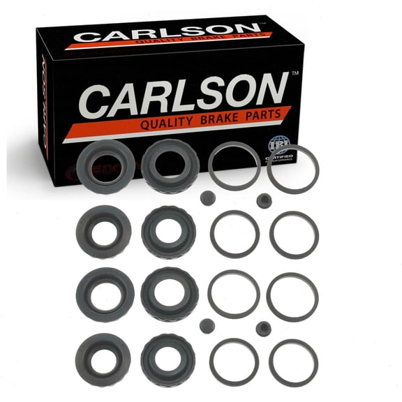 2 pc Carlson Rear Brake Caliper Repair Kits compatible with Jeep Grand Cherokee 6.1L 6.4L V8 2006-2017