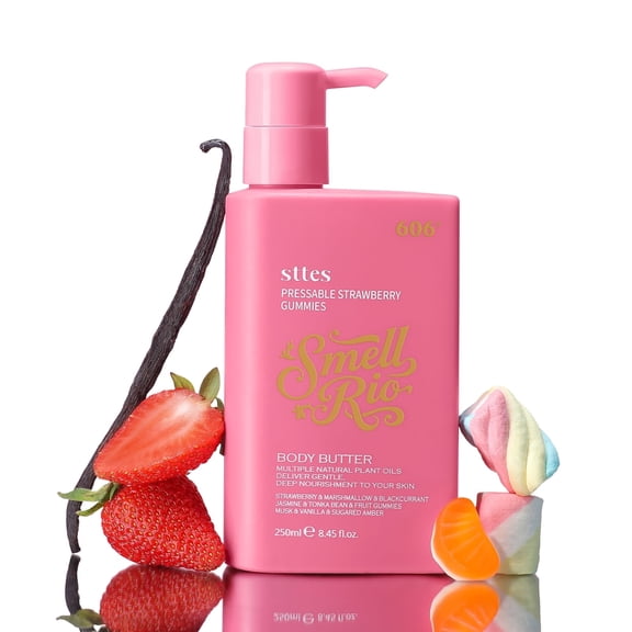 Sttes Body Butter 606, Strawberry Marshmallow Candy Scent, 250 ml