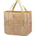 thumbnail image 1 of Mesh Beach Bag, Extra Large Beach Tote with Zipper Pocket Pool Bag for Cruise/Swim/Vacation Essentials, 1 of 8