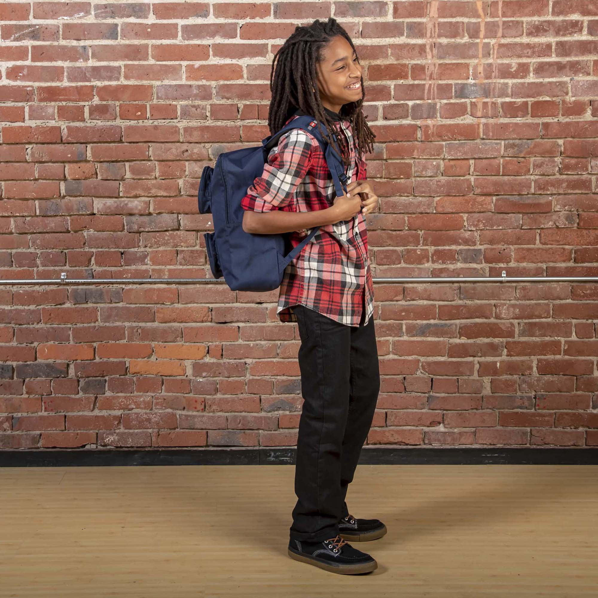 LEGO Unisex Brick Backpack Navy