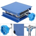 thumbnail image 3 of 100x100mm Lab Jack Laboratoire Support Jack Plate-Forme, 45-140mm Extensible En Acier Inoxydable Laboratoire Ciseaux Jack Lab Lift Stand Table Lab Lifting Plate-Forme pour L'école Physique Chimie, 3 of 5