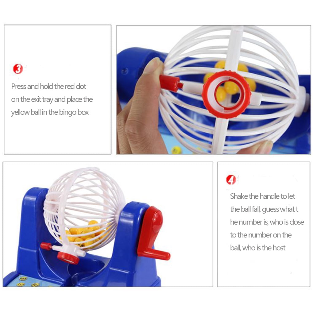 Máquina De Lotería De Bingo Juego De Bingo Con Jaula De Bingo Tablero De Bingo Bolas De Bingo 18 Car Abanopi Juego De Bingo | En Línea