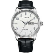 Citizen BM8550-14A Men's Eco-Drive Silver Dial Black Strap Watch