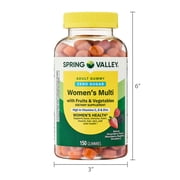 Spring Valley Zero Sugar Womens Multi Gummy, 150 Count