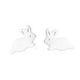 thumbnail image 4 of Pendientes de acero inoxidable Qarigey de animales para mujer 5piezas Weiß, 4 of 6