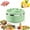 Green, variant on Fruit and Vegetable Washing Machine, Titanium Electrolysis Fruit and Veggie Cleaning Machine, Waterproof Food Purifier for Fruits, Vegetables, Meat and Tableware