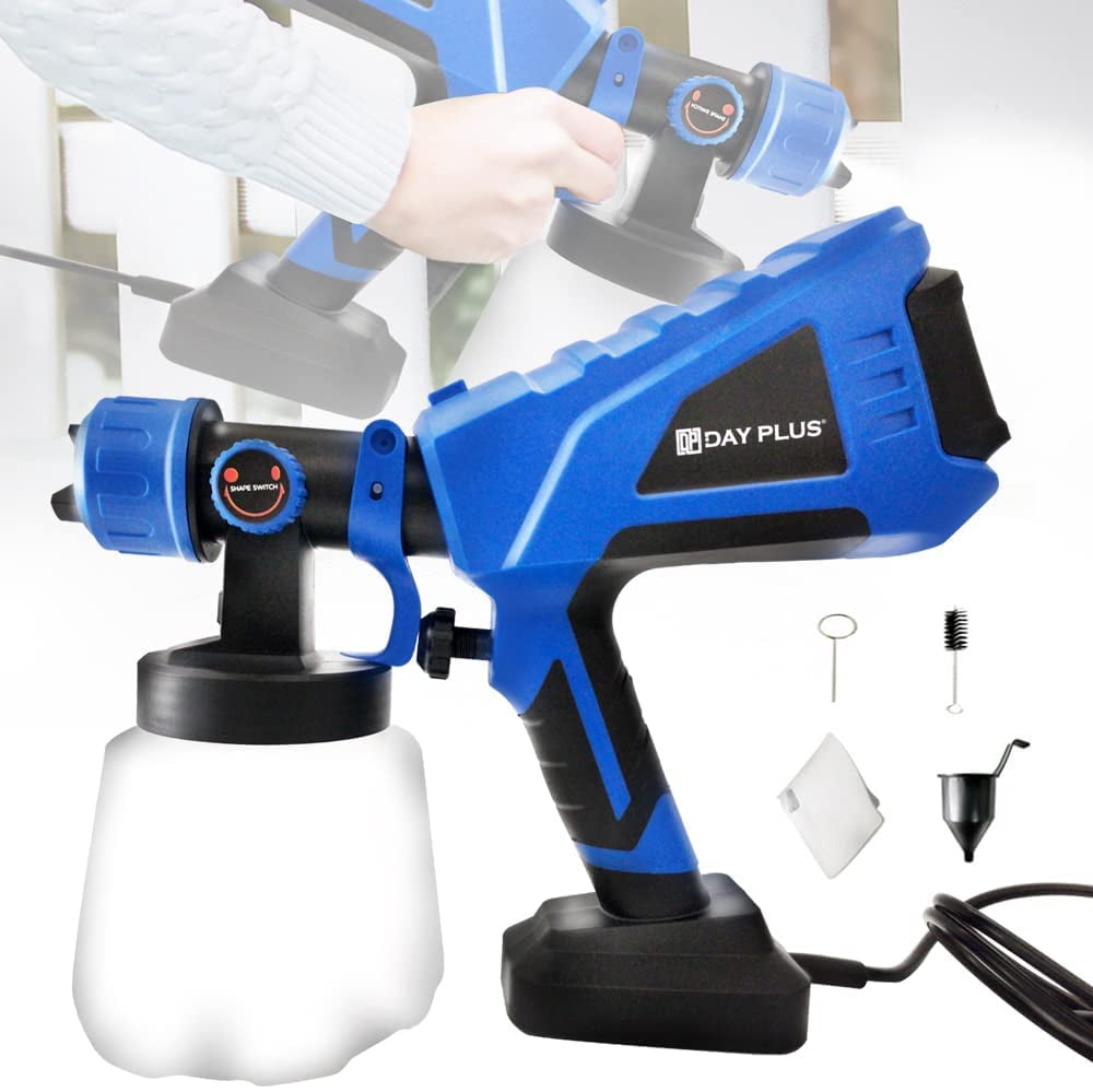 Dayplus Paint Sprayer 550W DIY Electric Spray Gun for Wall & Fence 2m