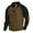 02Brown, variant on Hicidod Men's Sweatshirts Vintage Corduroy Leisure Long Sleeve Sweater Button Stand Collar Color Block Fit Classic Pullover Tops