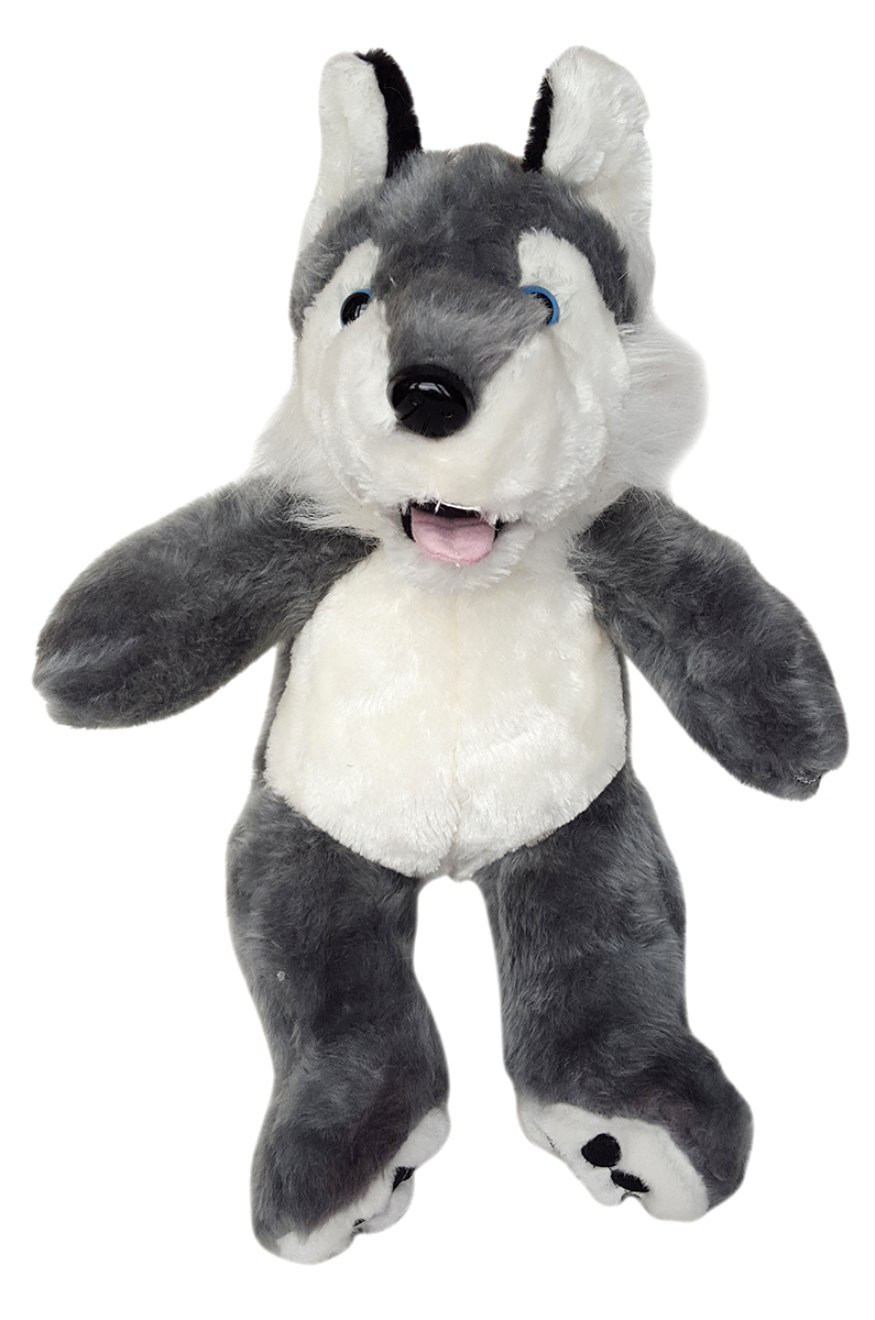 Wolf stuffed cheap animal walmart