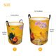 thumbnail image 3 of Fotbe The Chicken Family Cesto de Ropa con Asas, Cesto Impermeable de Gran Capacidad, Bolsa de Lavado para Dormitorio, Cesto de Ropa con Ruedas y Asas-Medium, 3 of 6