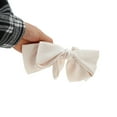thumbnail image 5 of Unique Bargains 1 Pc Large Bow Ribbon French Barrette Hair Clips Hairdo Clip Apricot, 5 of 5