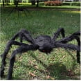 thumbnail image 3 of Decoraciones de Halloween WEIHJMXG araña peluda de 150 cm, 3 of 5