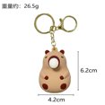 thumbnail image 4 of Creative Capibala Capybara Series Keychain Cartoon Cute Doll Couple Car Bag Key Chain Pendant Charming Capibala Keyring Gift, 4 of 4