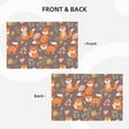 thumbnail image 4 of Placemats Set of 4 / 6, Cute Little Fox Placemats for Dining Table Indoor/Outdoors Heat Resistant Washable Placemats 18" x 12", 4 of 8