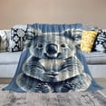 thumbnail image 2 of Orinice   Kids Cute Koala Sherpa Blanket,Kawaii Animals Koalas Throw Blanket,Boys Girls Bedroom Room Decor,Cartoon Animal Plush Blanket,Koalas Fuzzy Blanket for Sofa Bed Couch   40x50in, 2 of 6