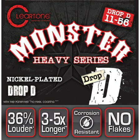 Cleartone Electric .011-.056 Drop D Strings