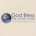 thumbnail image 2 of CafePress - Godblessthewholeworld Bumper Sticker Tote Bag - Unisex Canvas Tote Bag, Beige, 1-Piece, 2 of 6