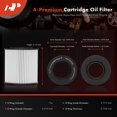 thumbnail image 2 of Filtro de aceite A-Premium, 20 000 millas, protección mejorada BMW, 2 of 9