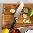 thumbnail image 3 of Linoroso 7 inch Santoku Knife Meat Chef Knife Kitchen Chopping Knife High Carbon Stainless Steel, 3 of 8