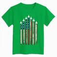 thumbnail image 4 of NIEWTR Boys Summer Basic T-Shirts Short Sleeve Soft Crewneck Tee Toddler Casual Tops for Indoor Activities and Relaxation（Green,13-14 Years), 4 of 4