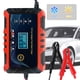 thumbnail image 4 of Cargador Batería Coche 12V 6A Reparación Pulso Pantalla LCD Cargador Batería Motocicleta (estándar Europeo Rojo), 4 of 9