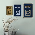 thumbnail image 4 of Signs ByLITA Portrait Round Dryer Sign (Black Gold) - Large, 4 of 7