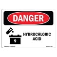 thumbnail image 1 of SignMission OS-DS-D-35-L-1367 Panneau de Danger OSHA - Acide Chlorique, 1 of 1