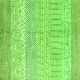 thumbnail image 1 of Ahgly Company Indoor Square Oriental Green Modern Area Rugs, 3' Square, 1 of 4