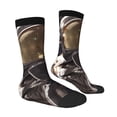 thumbnail image 4 of Yiaed Astronaut Print Great elasticity Crew Socks Sports socks for Men and Women, 4 of 5