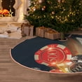 thumbnail image 4 of Salouo Casino Poker Chips Christmas Tree Skirt 36" Farmhouse Christmas Decorations Snowman Xmas Tree Skirt Tree Mat for Holiday Party Decor, 4 of 8