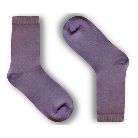 

LECHERY Women s Lilac Quarter Crew Socks (1 Pair) - One Size Lilac