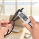 thumbnail image 2 of Calibrador Vernier, micrómetro LCD electrónico Digital, regla con pilas, ancho de profundidad, calibre de plástico, herramienta de carpintería reiniciable tipo 2 Inevent TO000925-02, 2 of 7