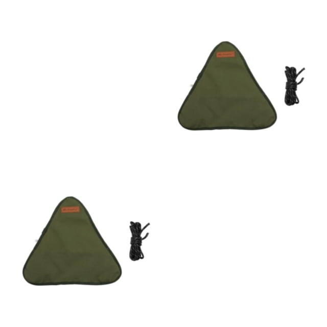 Youkk Lightweight Stool for Backpacking and Outdoor Adventures Green 38x34.5cm 2Set