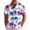 #Purple, variant on DPTALR Men's Hawaiian Print Short Sleeve Button Down T-shirt,Purple,Big Men's,Tall Men's XXXXXL,Young Men's T-shirt