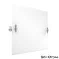 thumbnail image 3 of Frameless Landscape Rectangular Tilt Mirror with Beveled Edge in Antique Pewter, 3 of 5
