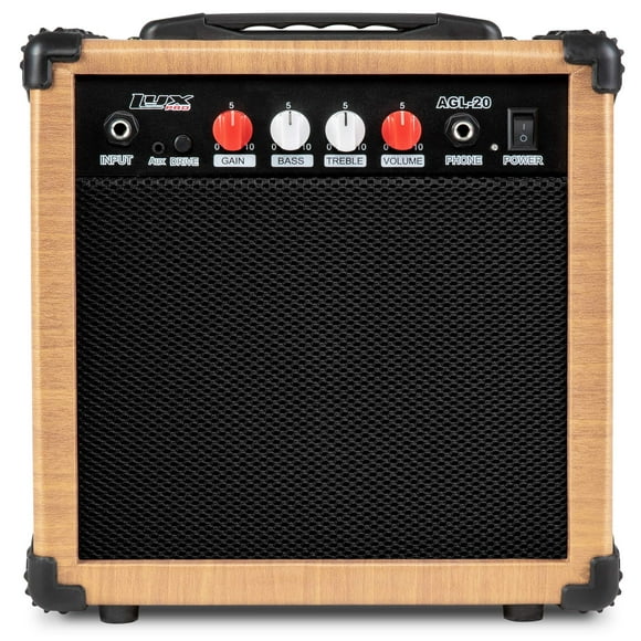 Amplificador de guitarra eléctrica LyxPro de 20 W con altavoz